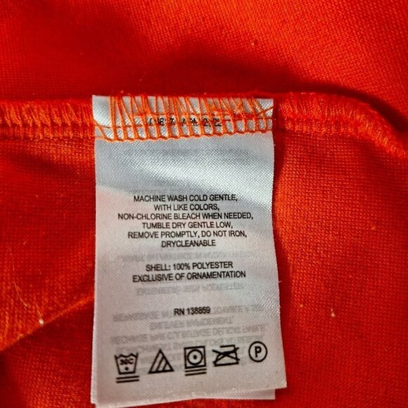 Columbia Women's Glacial Fleece Quarter Zip Orange Medium - Picture 6 of 7